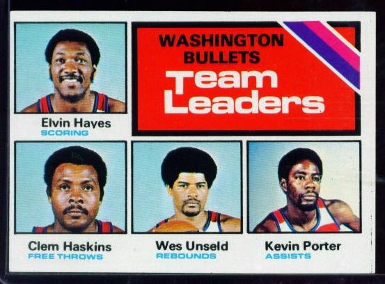 133 Washington Bullets Team